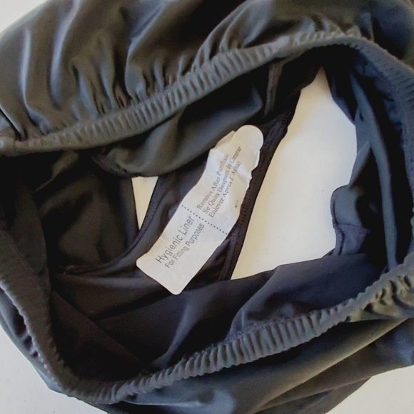 NWT Carolinas Saltwater Swim Skirt Size 12 Black Full Coverage Swim Bottom Beach - Picture 6 of 10